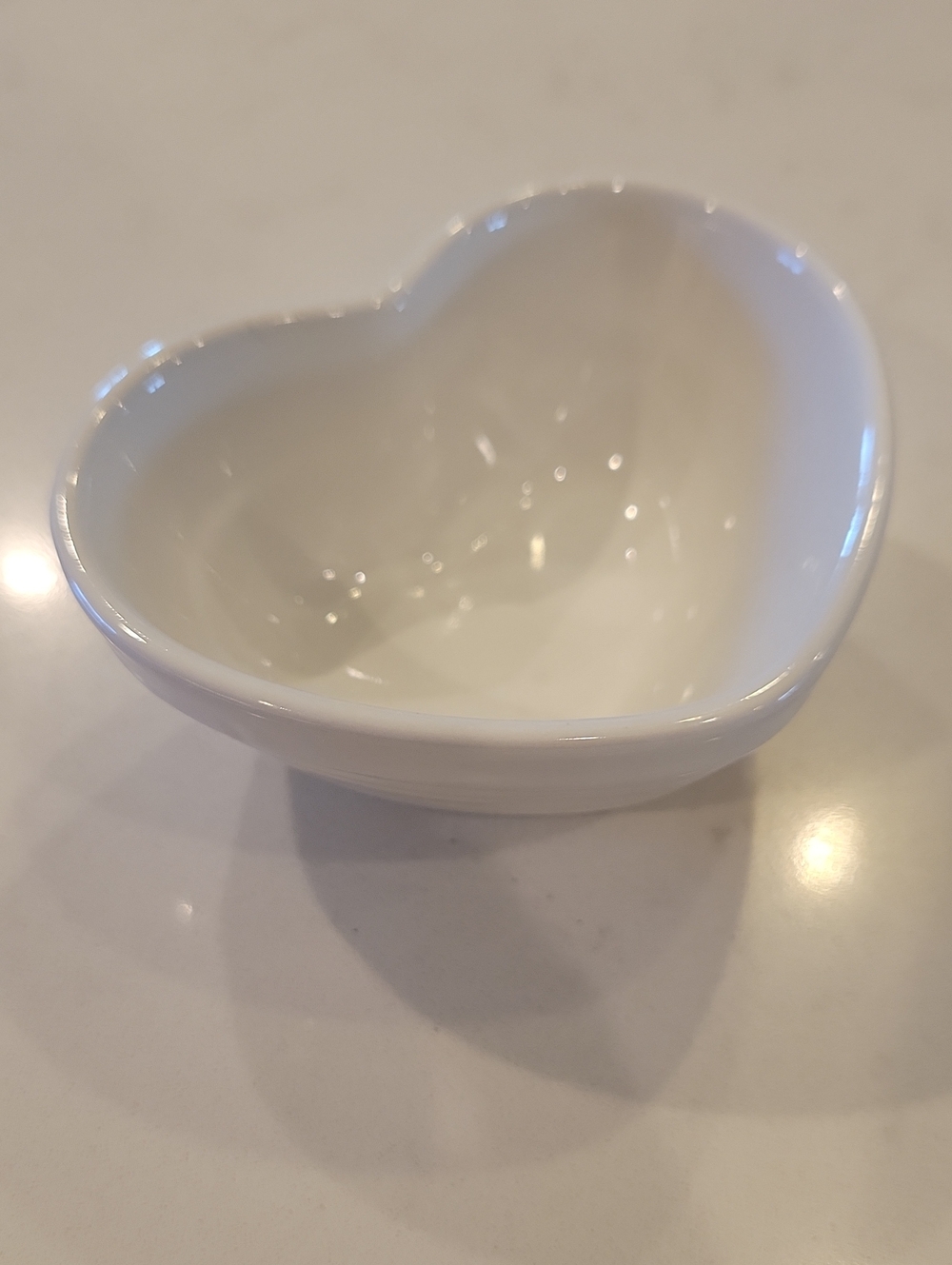 Le Creusset White Heart Dish